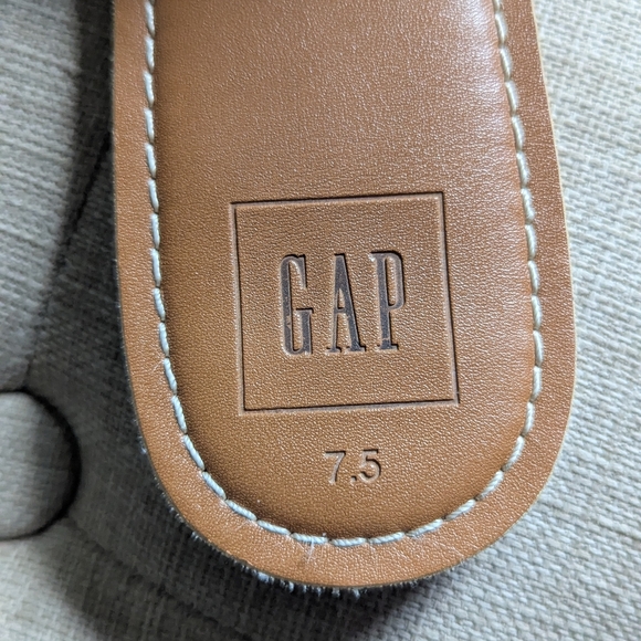 Gap Leather Slides/Sandals In Cognac - Size 7.5 - Picture 2 of 6